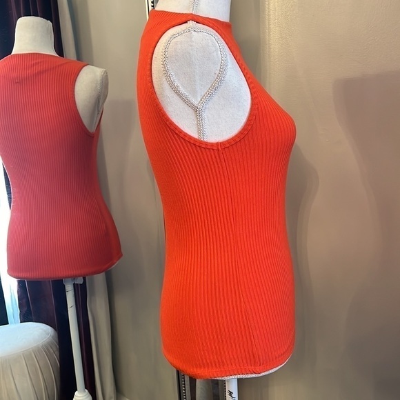 J. Crew Orange Knit Shell Size Small - Picture 5 of 7